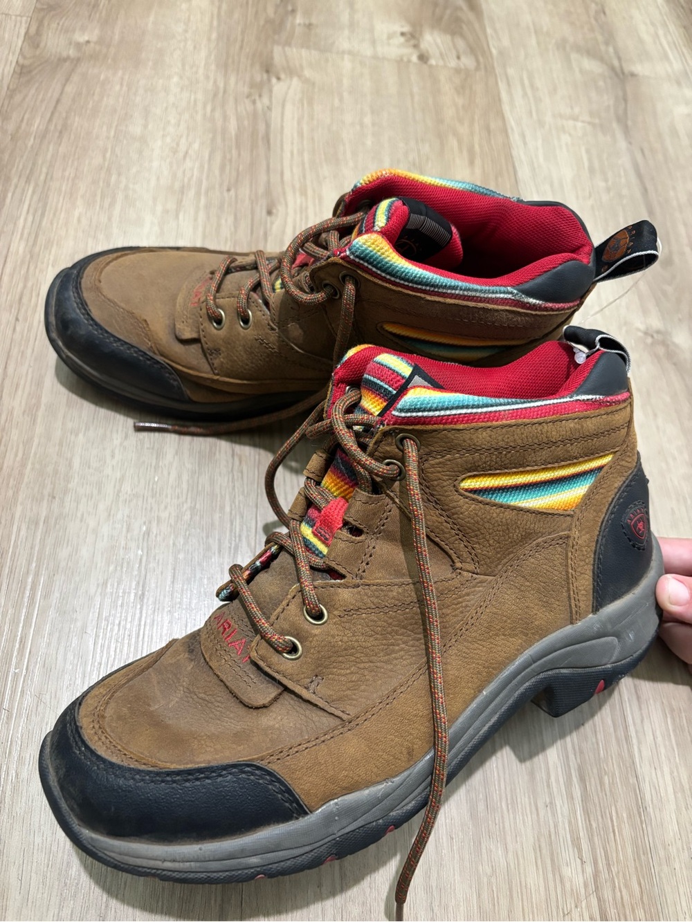 Ariat Terrain Serape Stripe Leather Boot Women’s 8